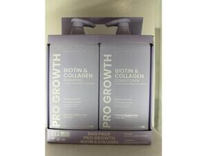 BeautyLab Pro Growth Biotin & Collagen Shampoo and Conditioner Duo Pack